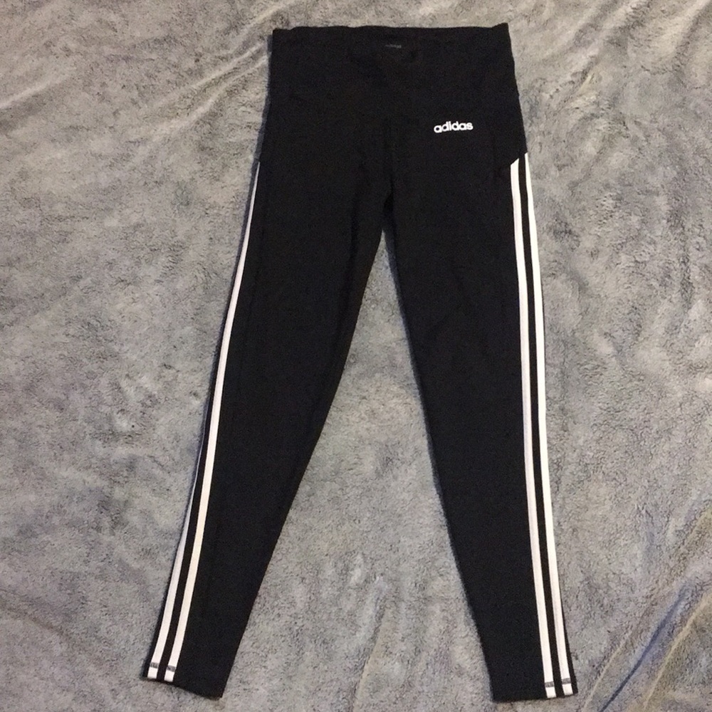 Adidas high waist three stripe climate control